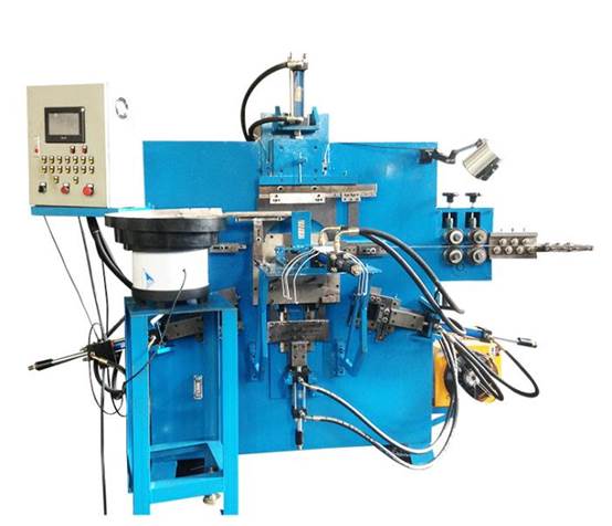 automatic machine for making bucket handles